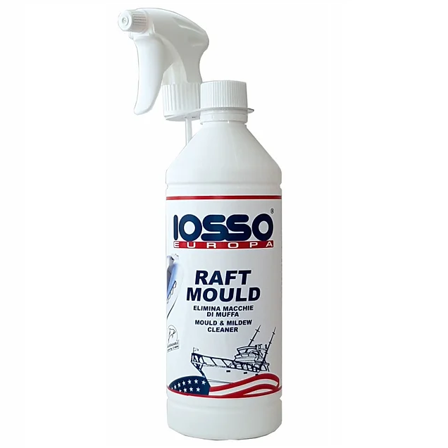 Iosso Raft Mould Togli Muffa 750 ml per Gommoni Vetroresina Similpelle