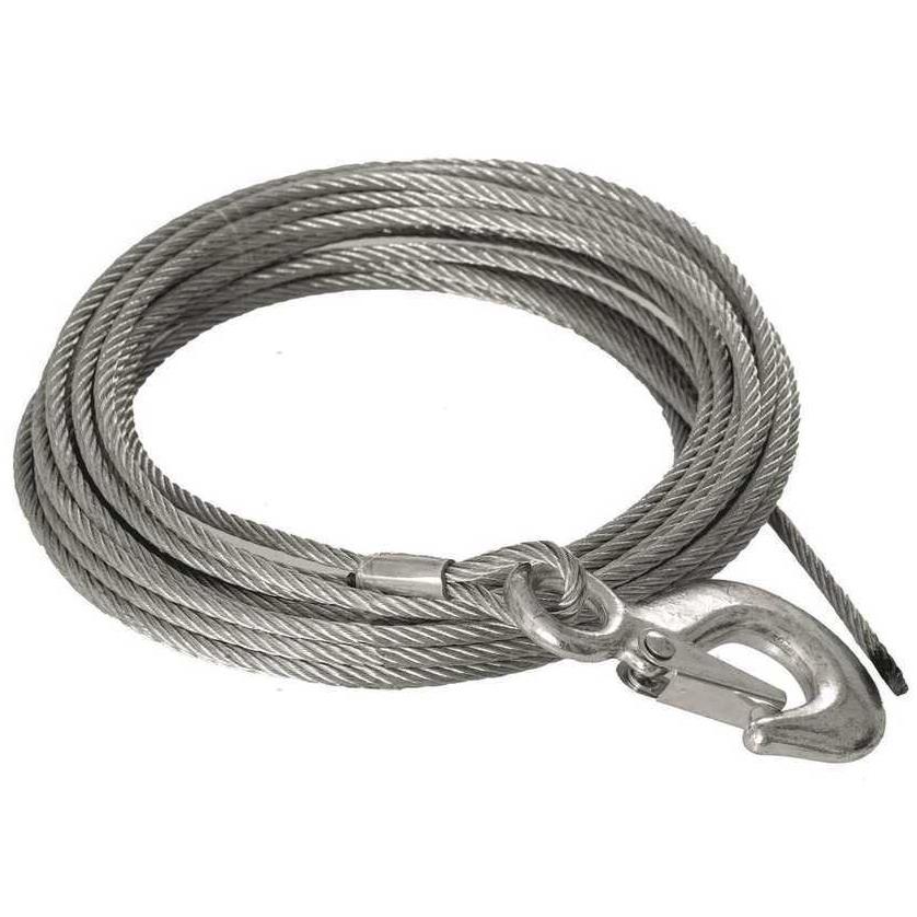 Cavo per Verricello ø 5 mm x 10 mt in acciaio zincato