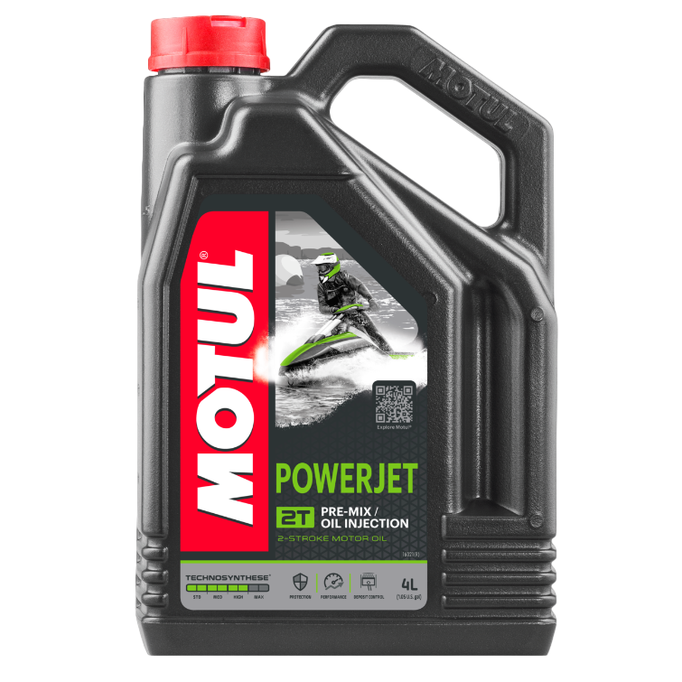 Motul Powerjet 2T da 4 lt Olio Marino per Moto D'acqua Jet Ski