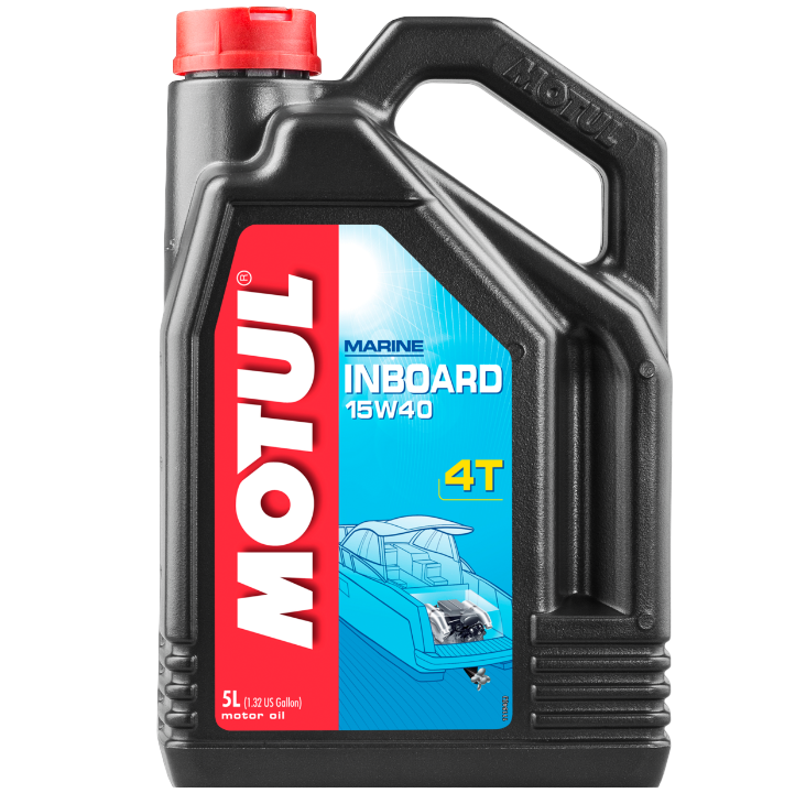Motul Inboard 15W40 4T da 5 lt - Olio Marino per Motore Diesel Entrobordo