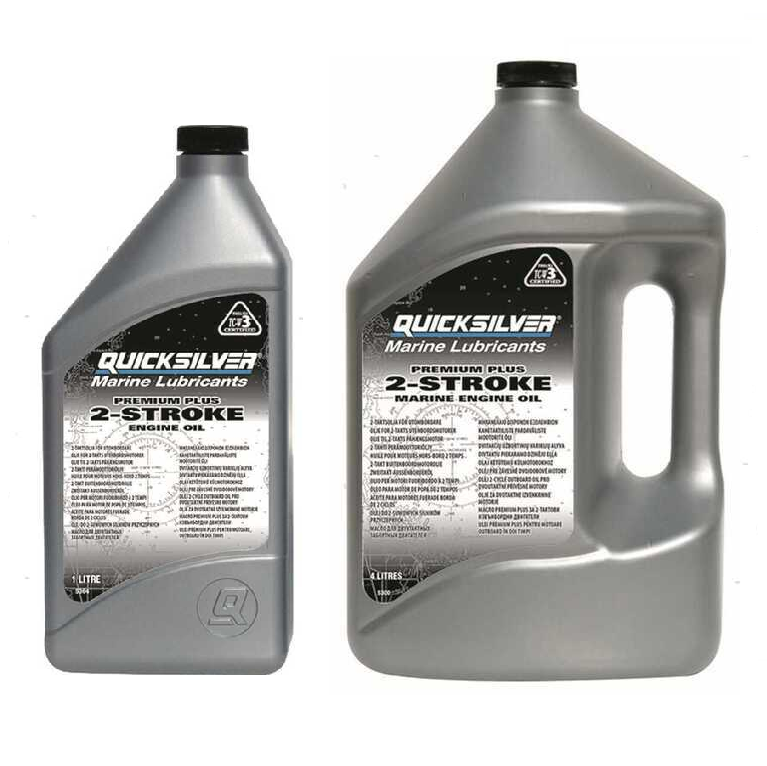 Quicksilver Premium Plus 2T TC-W3 Olio Miscela 2 Tempi Fuoribordo