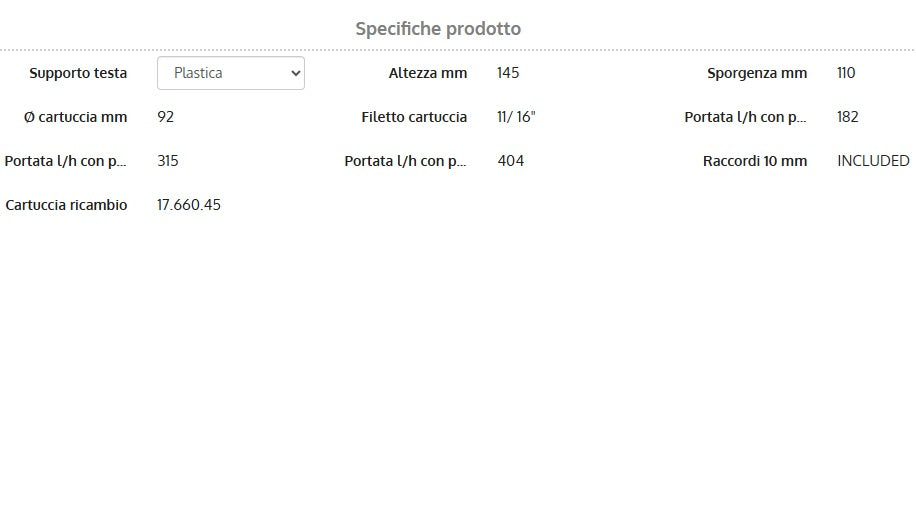 Cartuccia di ricambio Mercury 35-60494-1