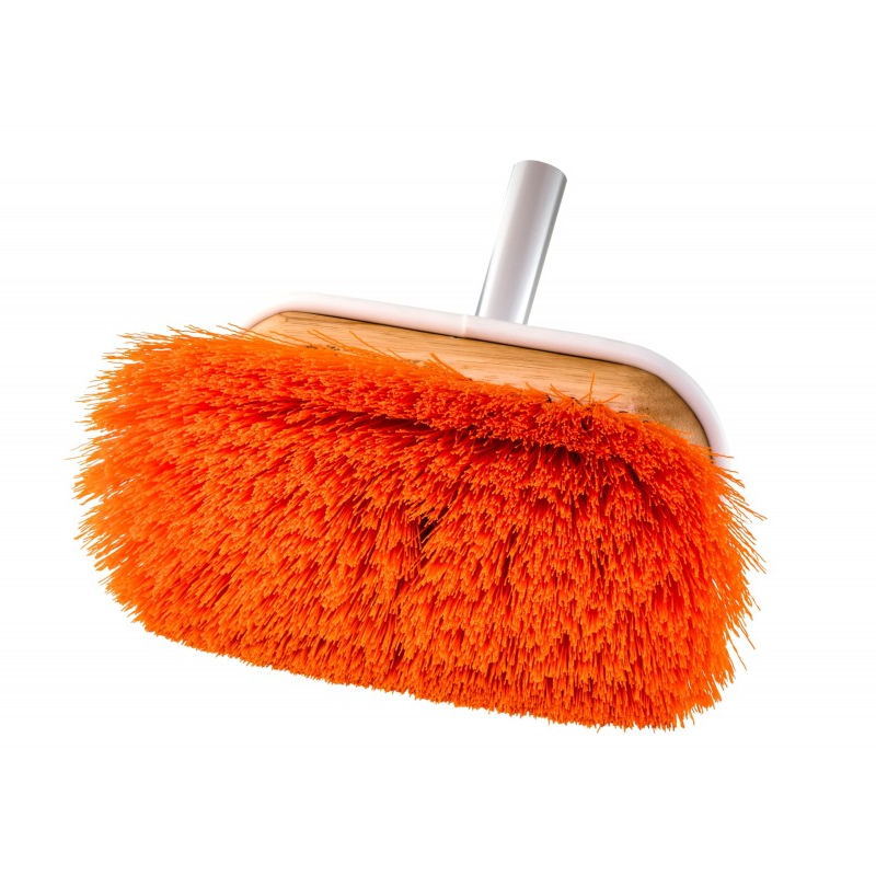 Spazzola Deckmate Arancio Media Durezza per teak teli cuscini