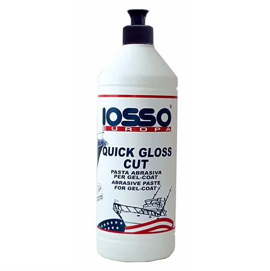 Iosso Quick Gloss Cut 1 lt Pasta Abrasiva per Gelcoat