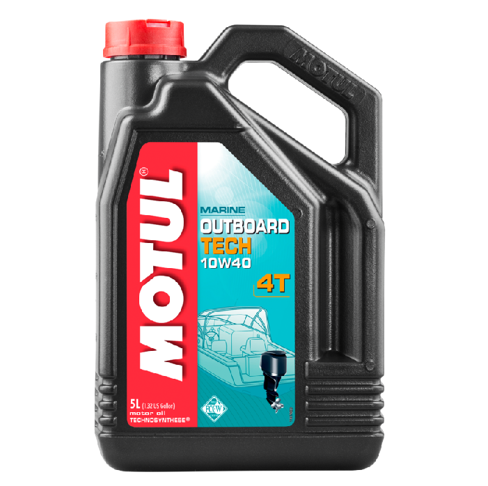 Motul Outboard Tech 10W40 4T Olio Marino Motore Fuoribordo
