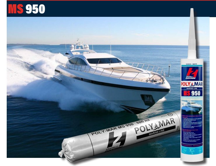 Zucchini Poly-Mar Ms 950 Sigillante Strutturale Ms Polymer 290 ml