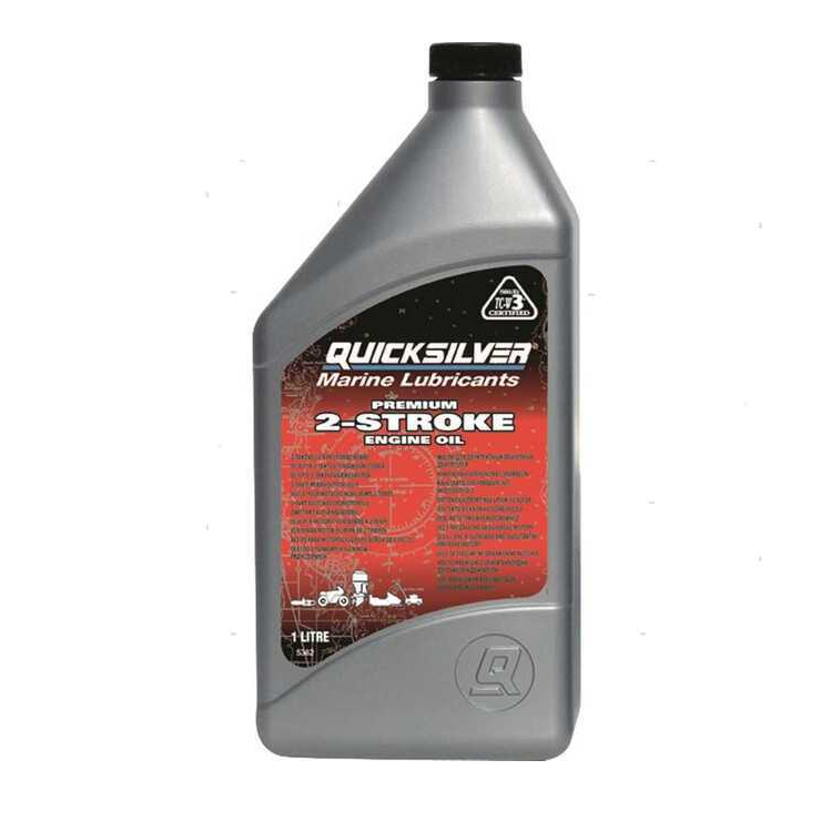 Quicksilver Premium 2T TC-W3 Olio Miscela 2 Tempi Fuoribordo