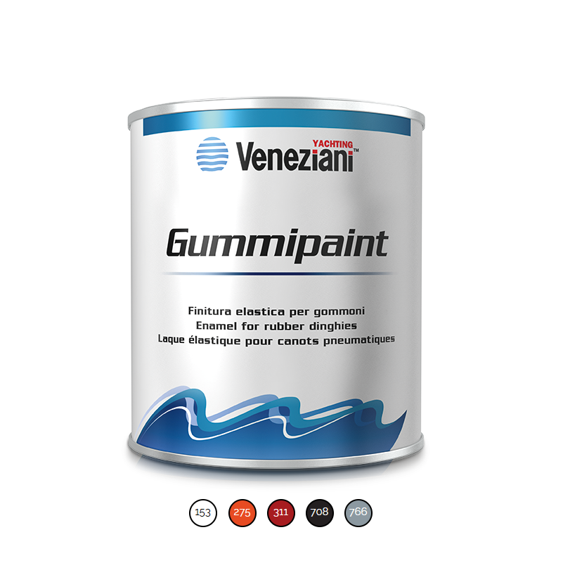 Veneziani Gummipaint 0,5 lt Smalto Elastico per gommoni