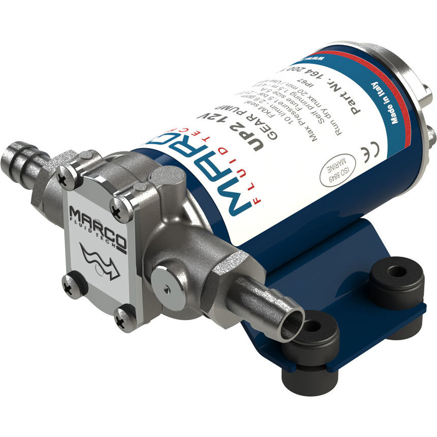 Marco UP2 12V Pompa Travaso Autoadescante 10 lt/min gasolio antigelo