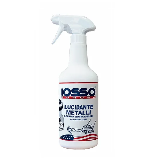 Iosso Lucidante Metalli 750 ml Pulitore Acido per Metalli
