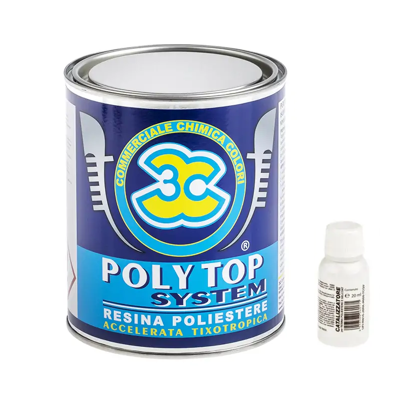 3C Resina Poliestere 18 lt + Catalizzatore