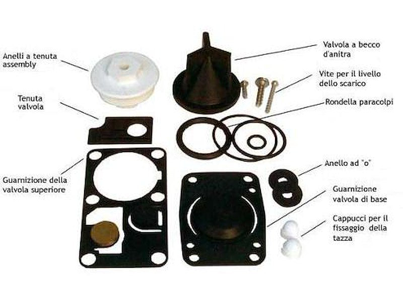 Kit Ricambi per Toilet Elettrica Jabsco 1998>