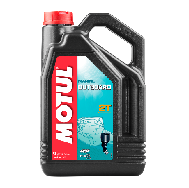 Motul Outboard 2T da 5 lt Olio Miscela Marino per Fuoribordo 2 Tempi