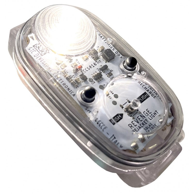 Luce LED SOLAS/MED per giubbotto salvataggio