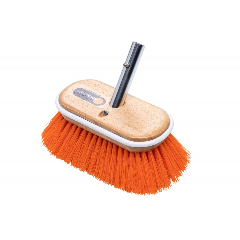Spazzola Deckmate Arancio Media Durezza per teak teli cuscini