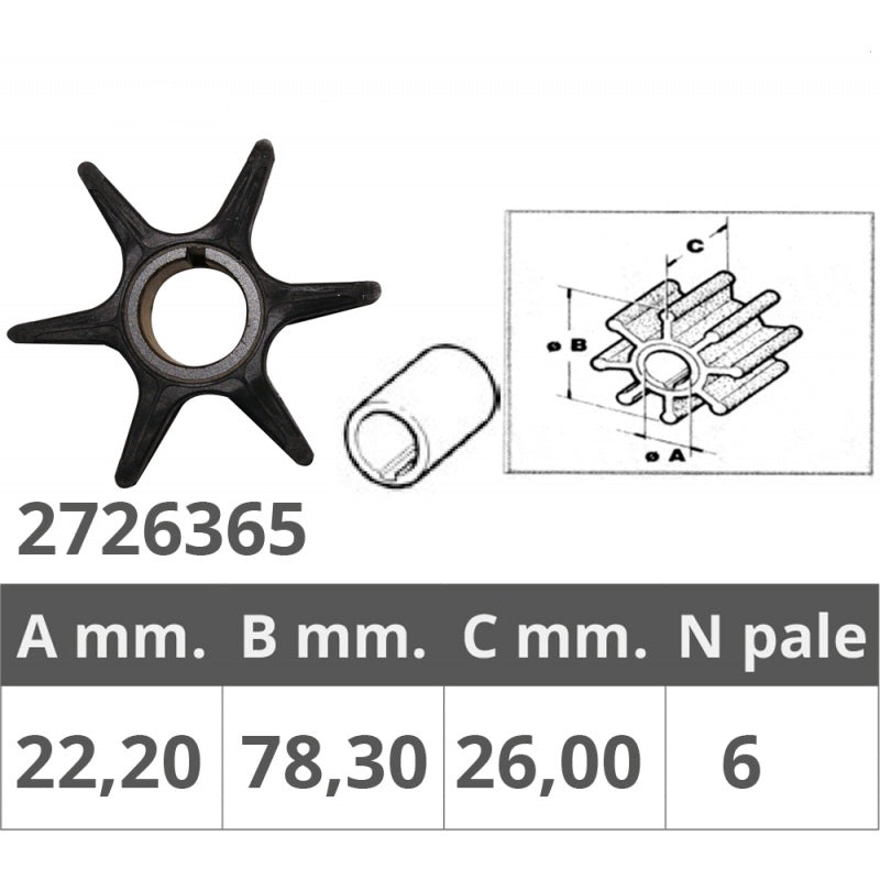 Girante BRP/Suzuki 5030723 17461-87E00 / 87E10 / 87E11