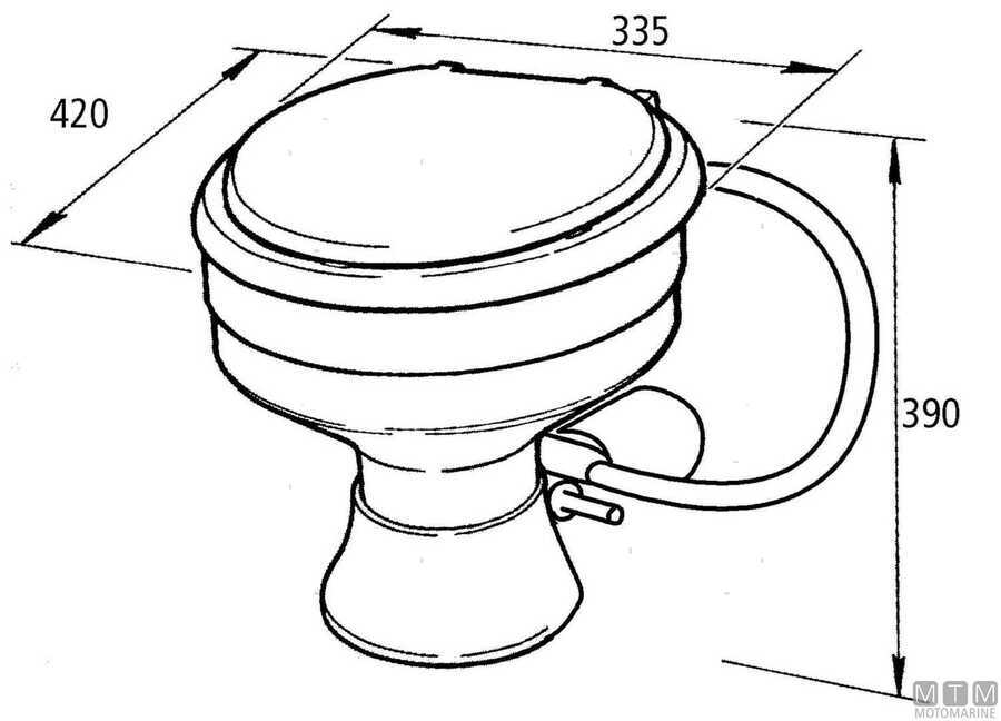 Toilet Elettrica Ocean Compact 12V