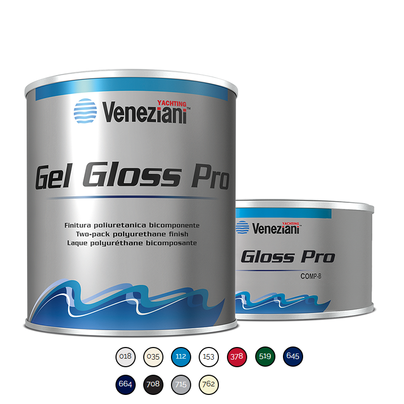 Veneziani Gel Gloss Pro 0,75 lt Smalto Poliuretanico Bicomponente