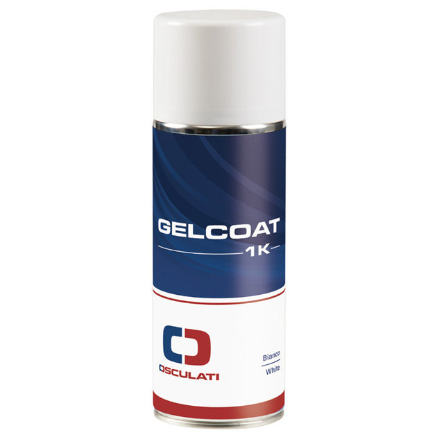 Gelcoat Bianco Spray 400 ml a spessore per ritocchi vetroresina