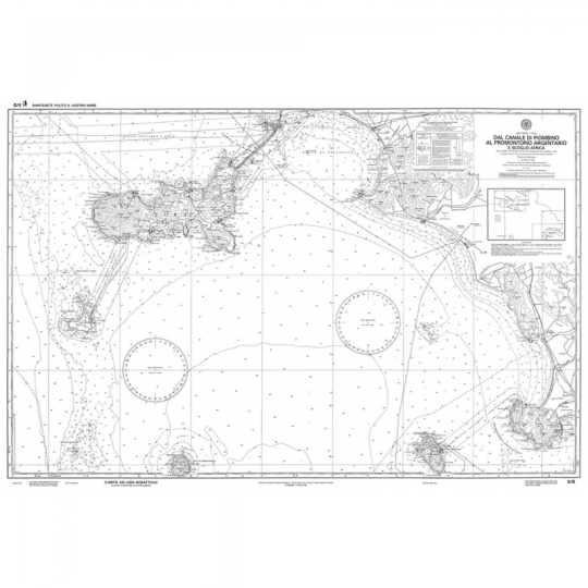 Carta 5D per Carteggio Esame Patente Nautica Scuola