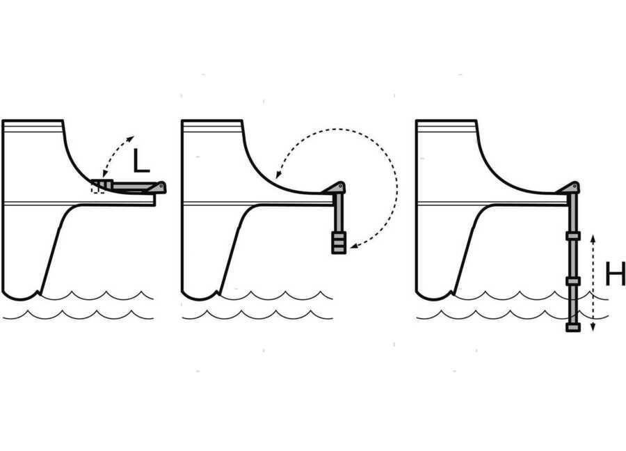 Scaletta Telescopica 3 gradini Ribaltabile per plancetta