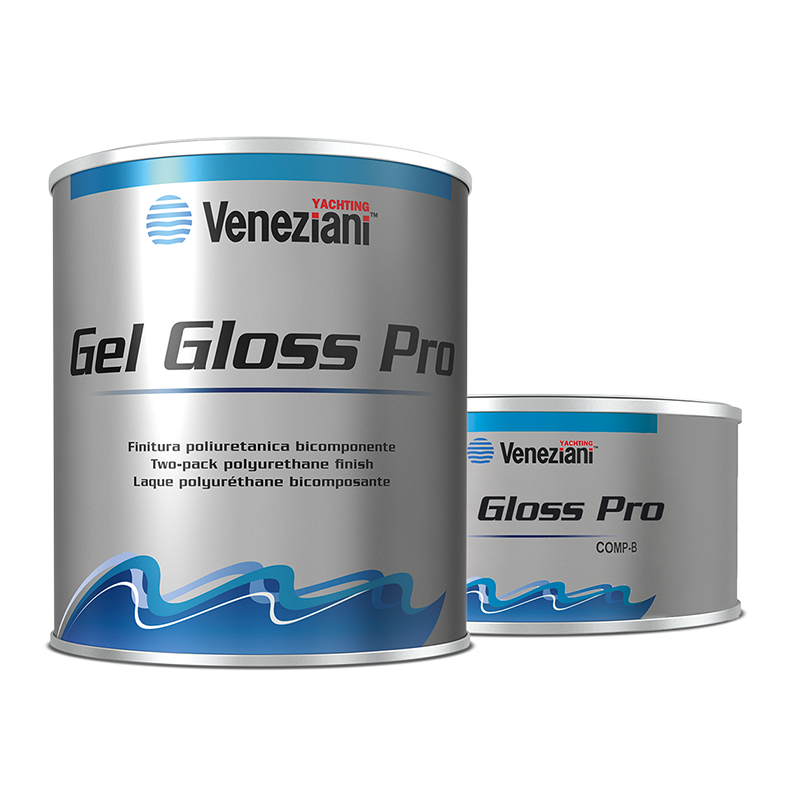 Veneziani Gel Gloss Pro 2,5 lt Smalto Poliuretanico Bicomponente
