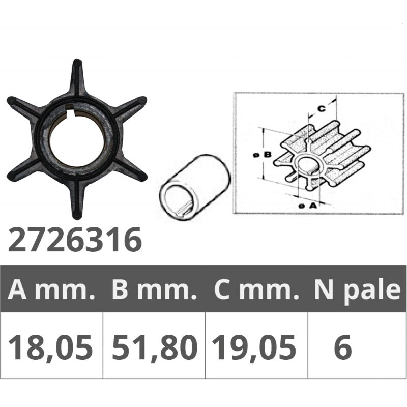 Girante Yamaha 6H3-44352-00