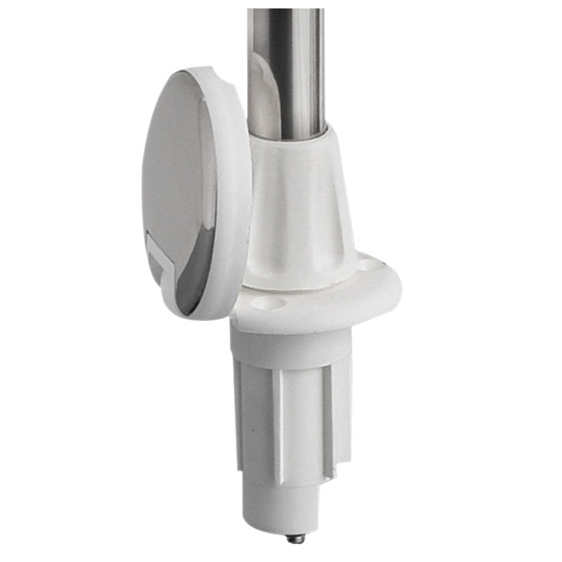 Fanale di fonda con asta 60 cm Advance estraibile con base bianca
