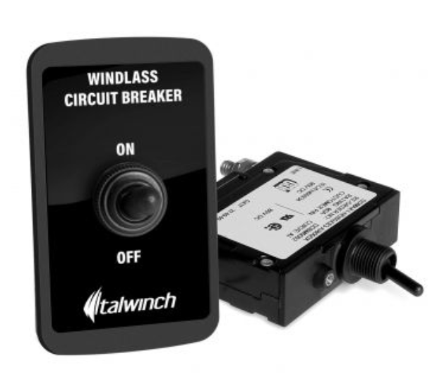 Italwinch Interruttore Magneto Idraulico 50A 12V per Salpa Ancora