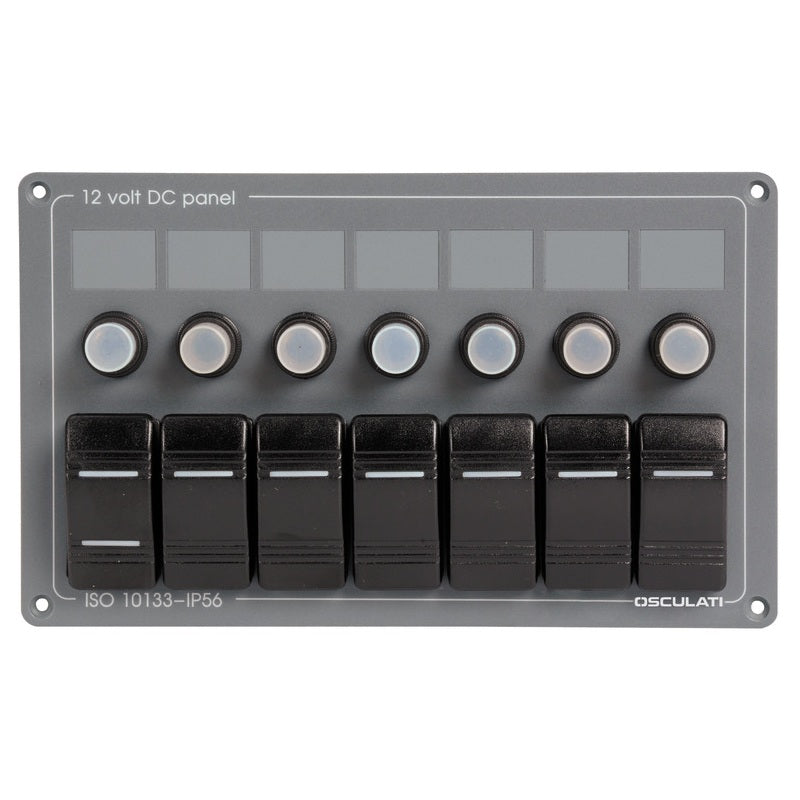 Pannello orizzontale 7 interruttori