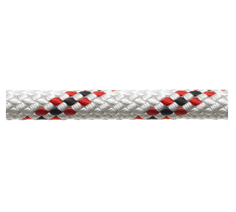 Marlow Braid Fleck Ø10 mm x 2,5 mt bianca con segnalino rosso