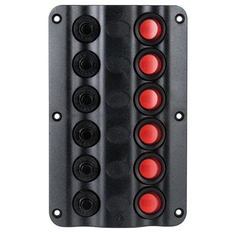 Pannello elettrico Wave 6 interruttori