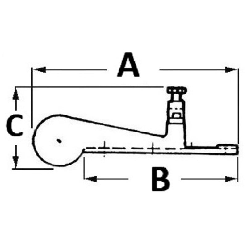 Musone di prua con blocca ancora 205 mm