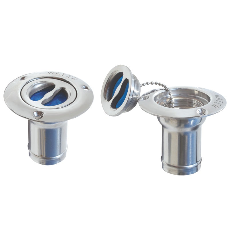 Tappo Imbarco acqua D. 38 mm inox