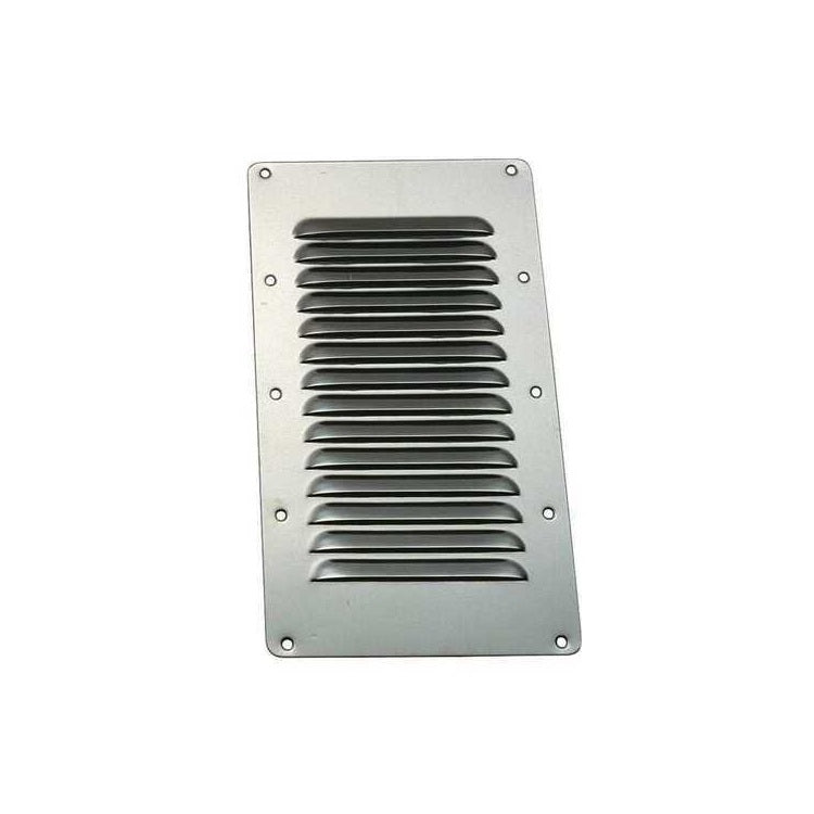 Presa d'aria/griglia inox 127x228 mm