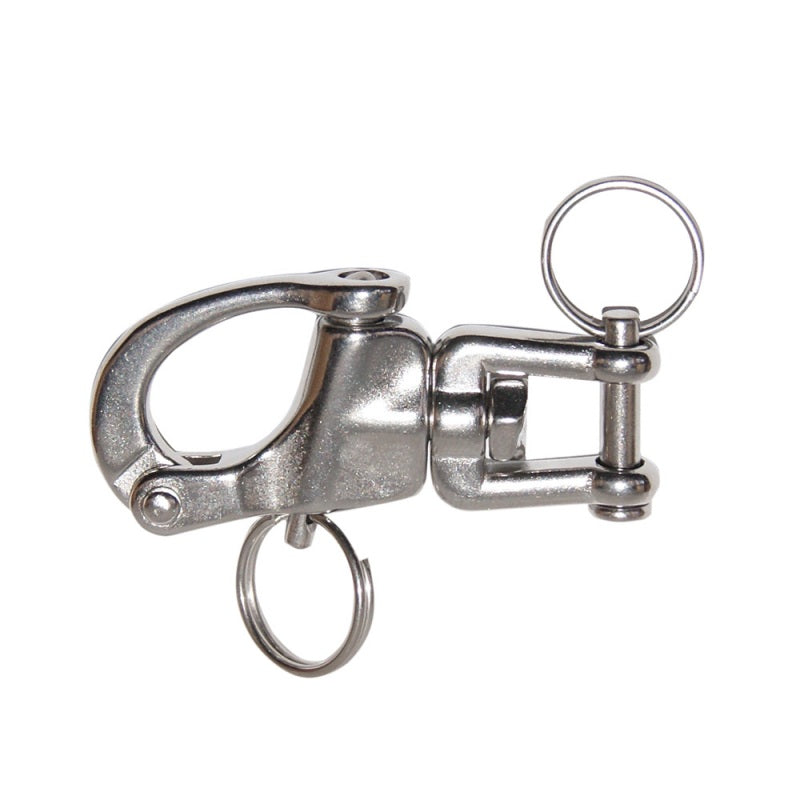 Moschettone Spinnaker con Grillo Girevole Inox 316