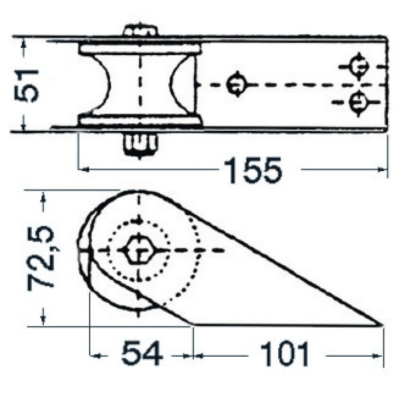Musone di prua compatto