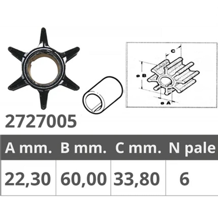 Girante Universale Chrysler/Force/Mariner/Mercruiser/Mercury