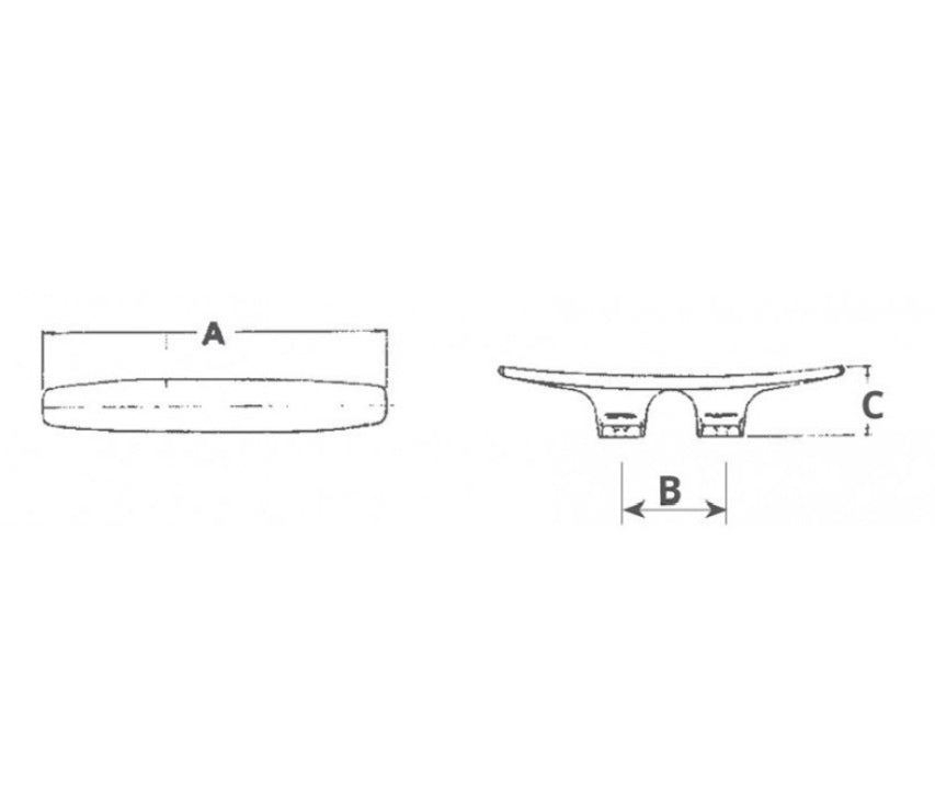 Bitta a galloccia 240 mm con prigionieri