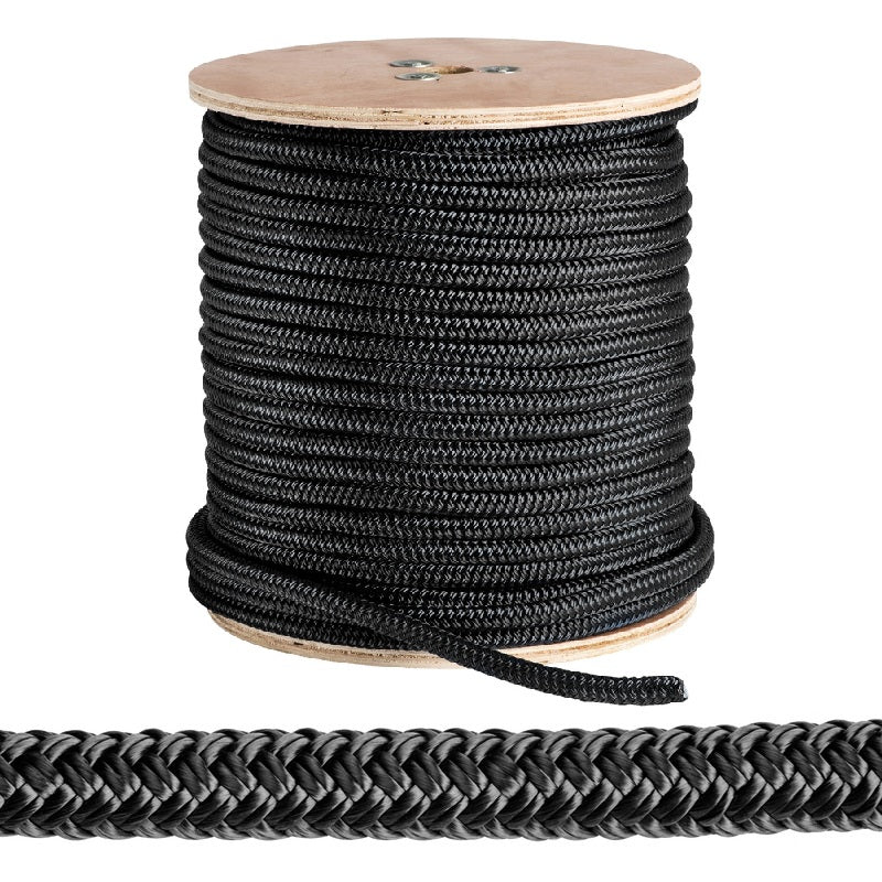 Doppia Treccia poliestere HT nera