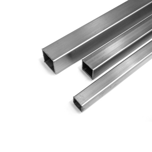 Tubo Quadro Inox Aisi 304 - Lunghezza 3 Mt