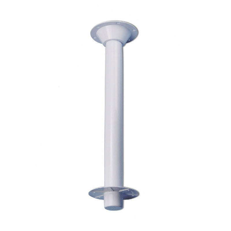 Gamba tavolo in alluminio verniciato bianco