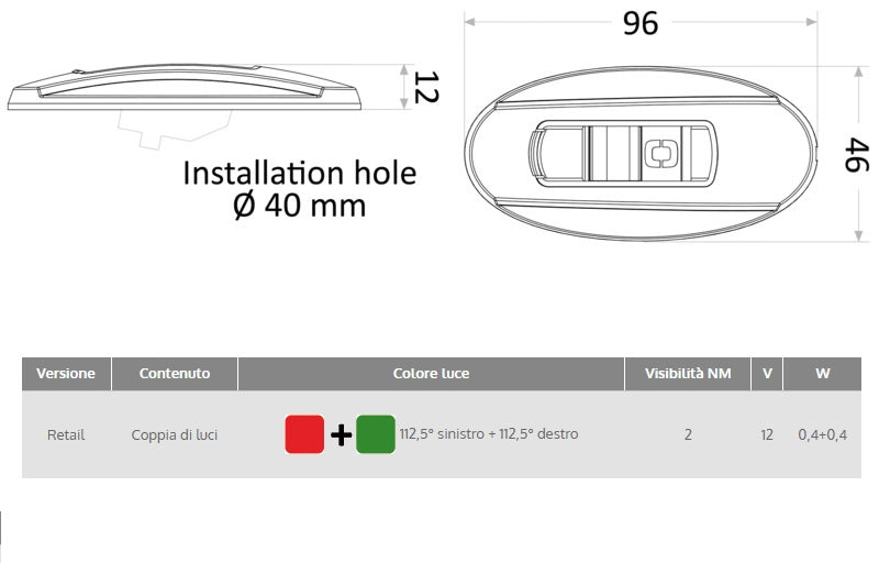 Luce di via Nemo LED ad incasso