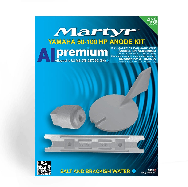 Kit Anodi in Alluminio per Yamaha 80-100 HP