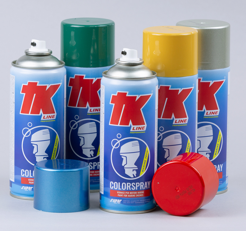 TK Vernice Spray per Motori Marini 400 ml