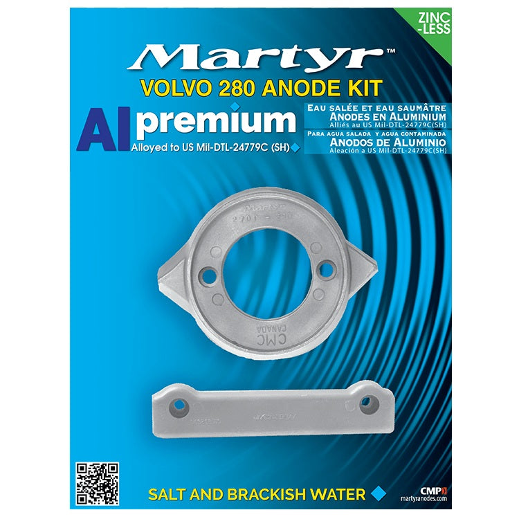 Kit Anodi Alluminio per Volvo Penta 280