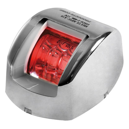 Fanale di via LED Mouse rosso corpo inox