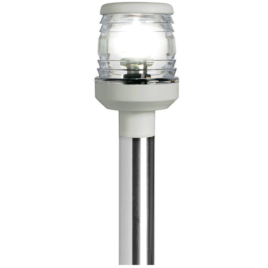 Fanale di fonda con asta 60 cm Advance estraibile con base bianca