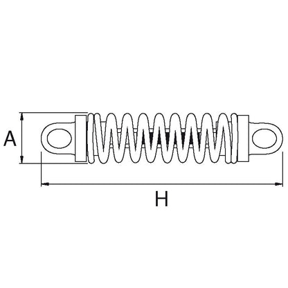 Molla Ormeggio Silenziata DOUGLAS MARINE Silenced Springs
