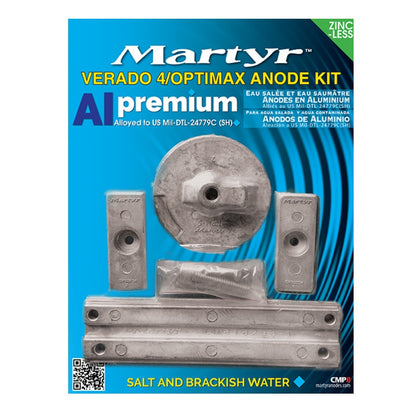 Kit Anodi Alluminio MERCURY Verado 4, Optimax